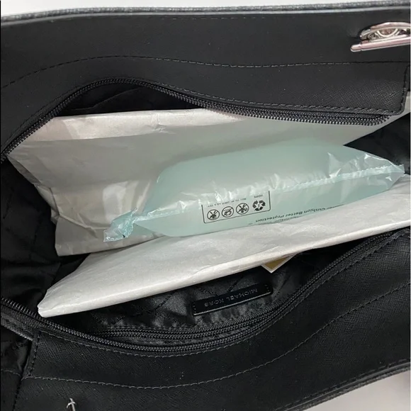 🆕☑️NEW☑️MK chain shoulder tote bag/shoulder bag🆕black - Picture 6 of 9